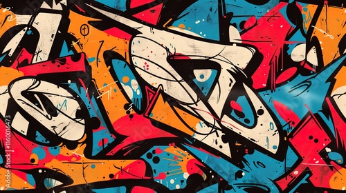 Wallpaper Mural Urban Graffiti pattern wallpaper Torontodigital.ca