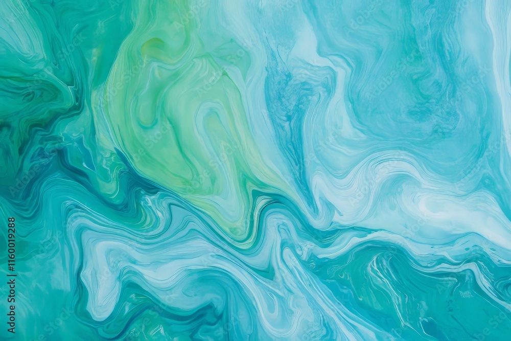 Stunning Abstract Blue and Green Liquid Art Background Stunning Abstract Blue and Green Liquid Art Background