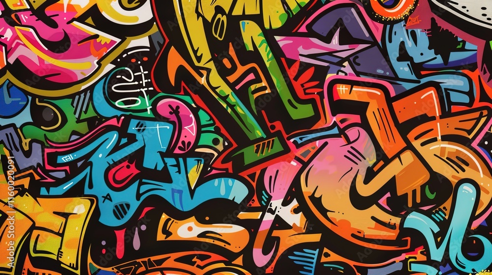 custom made wallpaper toronto digitalUrban Graffiti pattern wallpaper