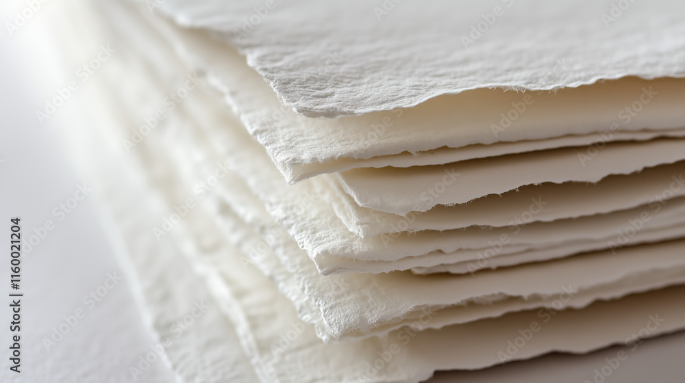 Obraz premium White Smooth Paper Texture with Light Natural Variations for Versatile Design Use