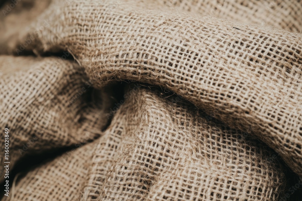 Close-up of Natural Woven Fabric Texture Close-up of Natural Woven Fabric Texture