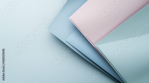 Crisp Smooth Paper Surface in Muted Tones, Perfect for Minimalist Design