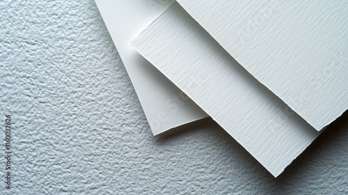 Blank Paper Stock with Subtle Texture, Ideal for Creative Applications