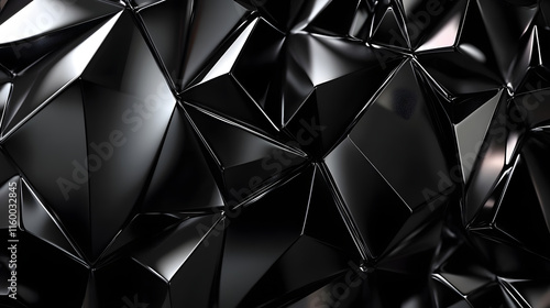 Black Metalic 3D abstract Diamond Wallpaper 