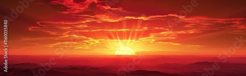 Golden Hour Glow. Serene natural landscape captured during an enchanting afterglow