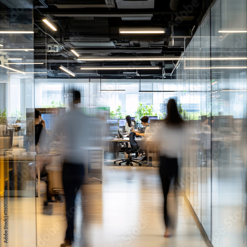 Wallpaper Mural Blur office meeting blurred background with business people working group in boardroom discussion for teamwork brainstorming, executive seminar or professional training in small startup enterprise
 Torontodigital.ca