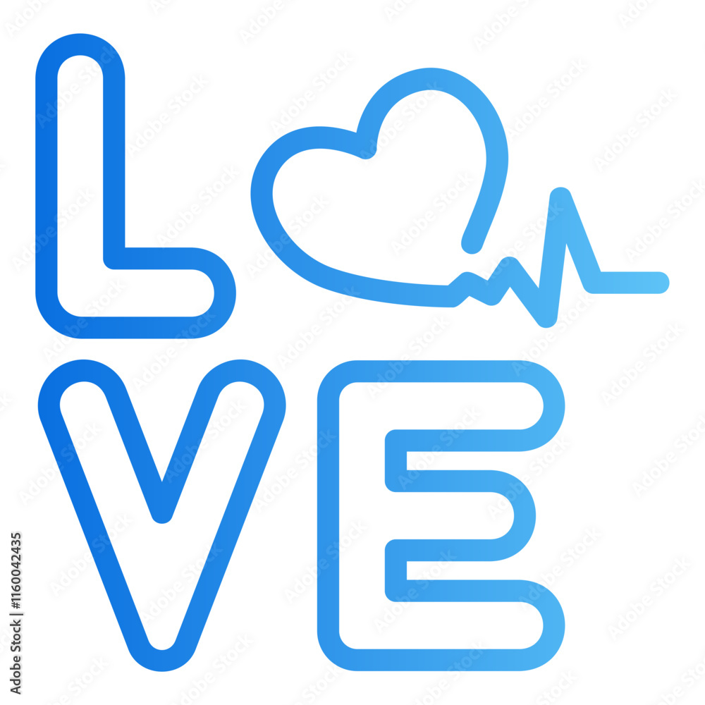 love Gradient icon love Gradient icon
