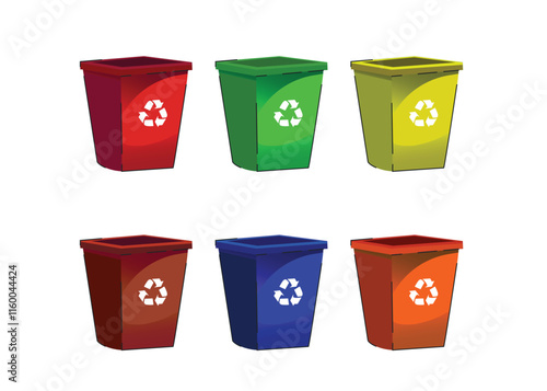trash can, Trash can be colored, wipe