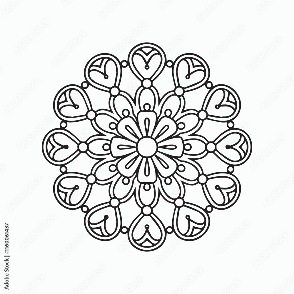 simple mandala art, Design for wallpaper Paint shirt and tile Sticker Design, vector simple mandala art, Design for wallpaper Paint shirt and tile Sticker Design, vector