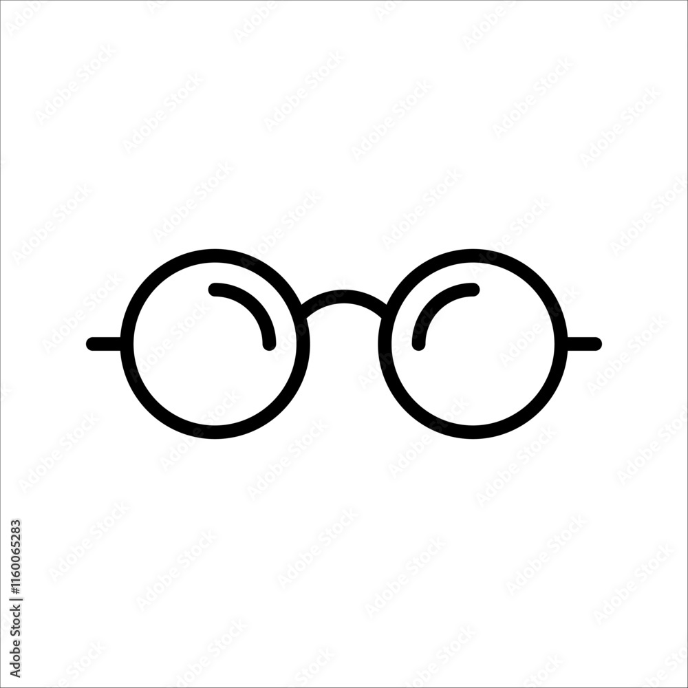 Fototapeta premium glasses icon.symbol for mobile concept and web design. vector illustration on white background