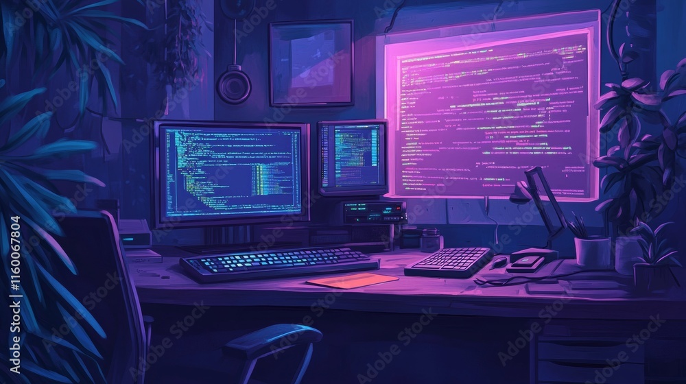 Programming coding screen, web developer coding screen Programming coding screen, web developer coding screen