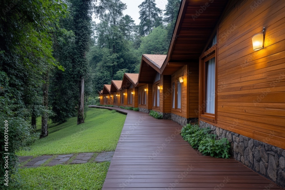 Cozy Wooden Cabins Nestled Amidst Lush Green Forest, Surrounded by Nature, Perfect for Romantic Getaways, Retreats, and Outdoor Adventures Cozy Wooden Cabins Nestled Amidst Lush Green Forest, Surrounded by Nature, Perfect for Romantic Getaways, Retreats, and Outdoor Adventures