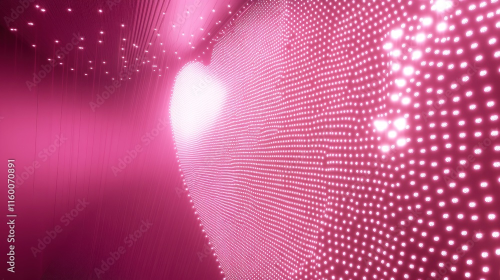 Obraz premium 3d pink hearts,Valentine's Day or wedding,pink heart y2k style isolated on white background,Love concept,romantic,Holiday celebration.