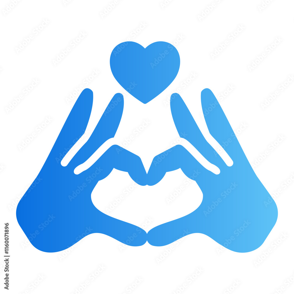 hands Gradient icon hands Gradient icon