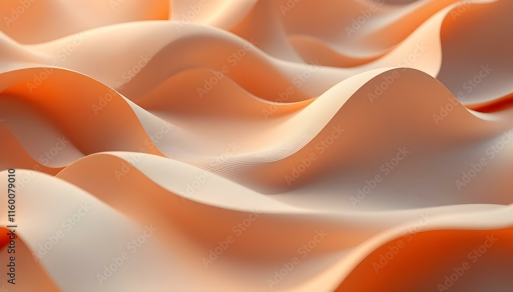 Abstract background with smooth lines in orange and beige colors. Abstract watercolor painting with wavy lines and warm colors. Abstract background with flowing waves in shades of orange, pink Abstract background with smooth lines in orange and beige colors. Abstract watercolor painting with wavy lines and warm colors. Abstract background with flowing waves in shades of orange, pink