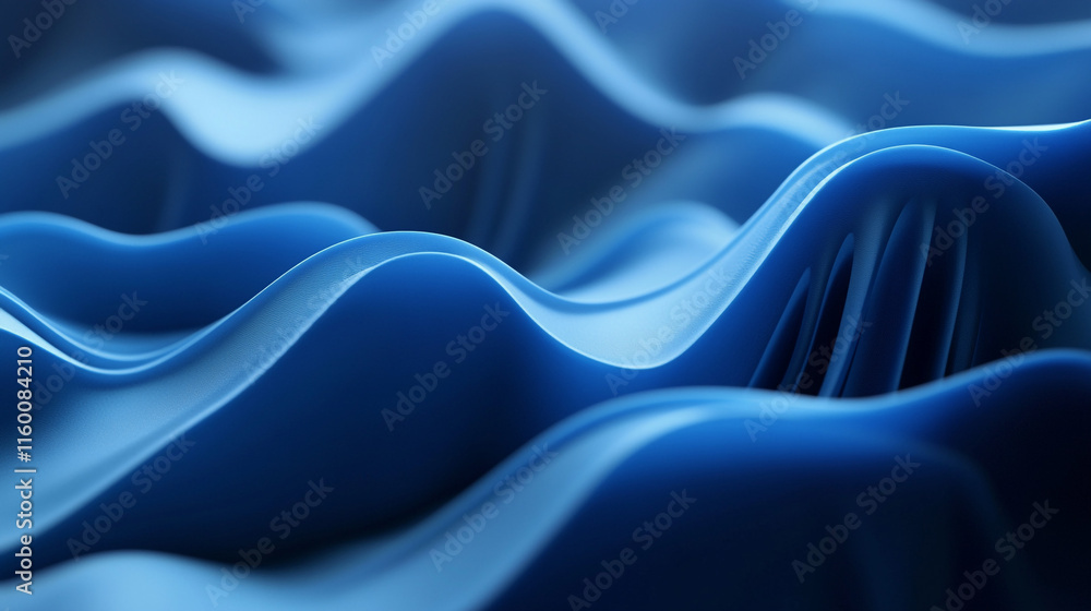 The Art of Flow: Dynamic Silk-Like Waves in a Blue Dreamscape. A dreamy abstraction of fluid, silk-like blue waves that blend modern art with a sense of calm and elegance The Art of Flow: Dynamic Silk-Like Waves in a Blue Dreamscape. A dreamy abstraction of fluid, silk-like blue waves that blend modern art with a sense of calm and elegance