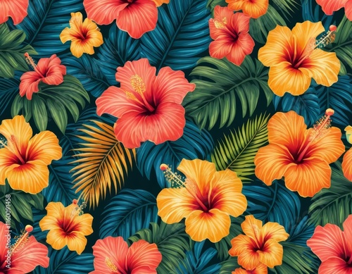 Wallpaper Mural floral pattern Torontodigital.ca