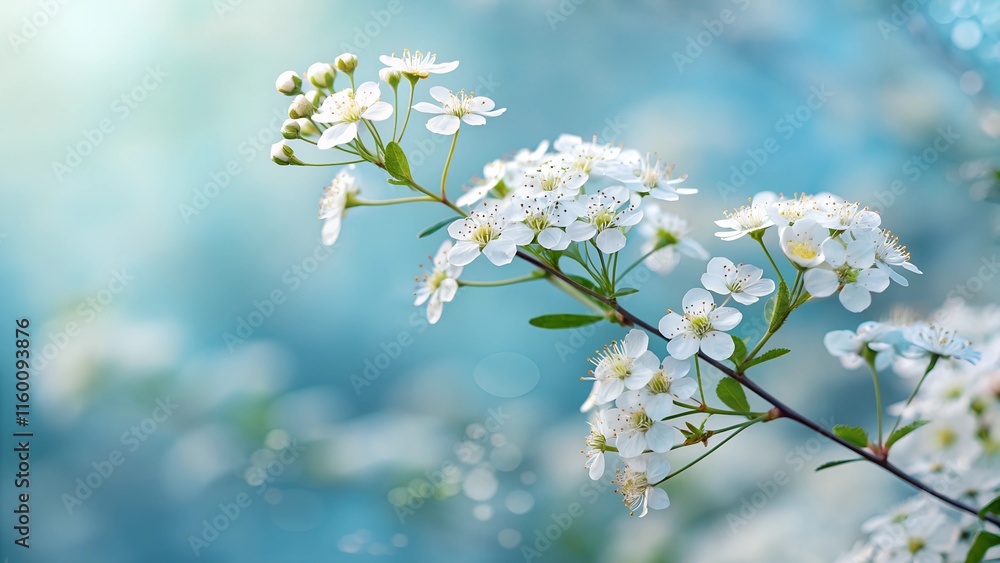 Obraz premium white cherry blossom