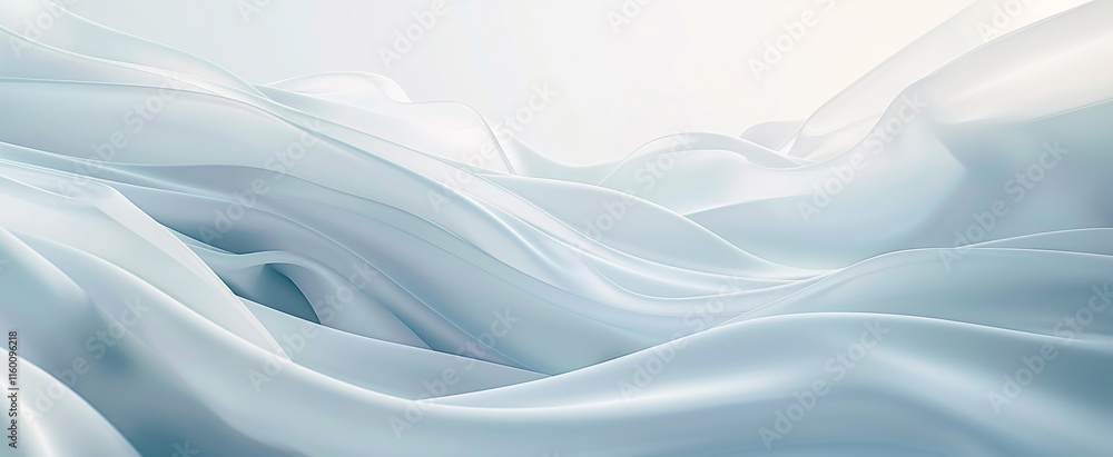 Naklejka premium Abstract Background with Light Blue and White Swirls and Texture