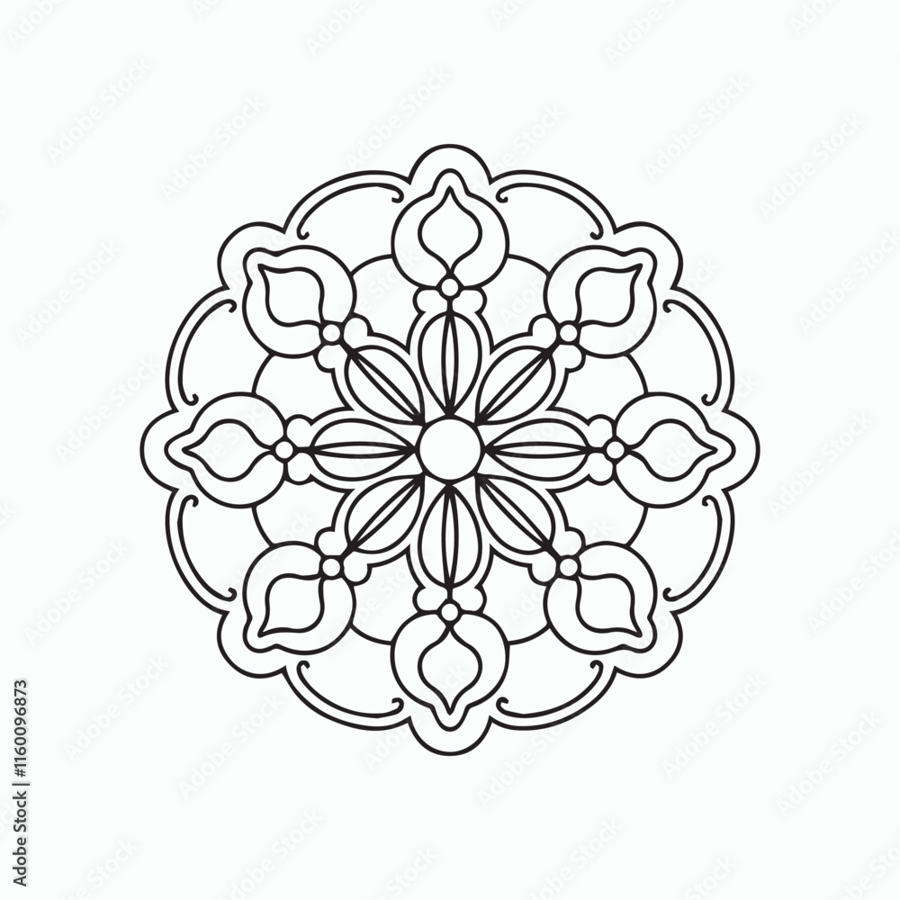 simple mandala art, Design for wallpaper Paint shirt and tile Sticker Design, vector simple mandala art, Design for wallpaper Paint shirt and tile Sticker Design, vector