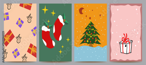 christmas design for background, banner, poster, template, flyer, brochure, card, etc	