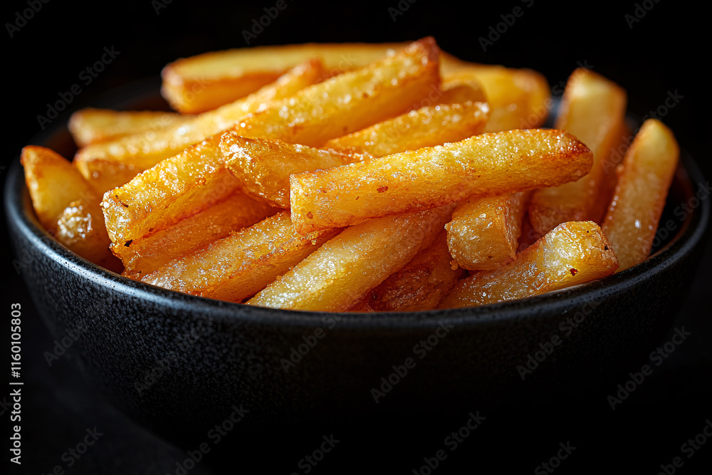 tasty French fries on background.
tasty French fries on background.