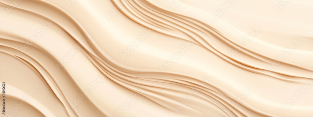 Swirling beige cream texture background. Swirling beige cream texture background.