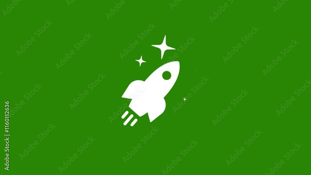 animated rocket Icon ,fasted speed rocket icon animation concept animated rocket Icon ,fasted speed rocket icon animation concept