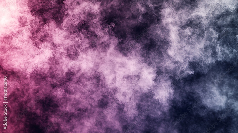 Fototapeta premium Abstract Pink and Purple Smoke Cloud Background