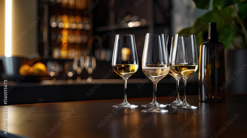 Elegant Glassware Selection. Sophisticated Barware and Drinkware Collection Elegant Glassware Selection. Sophisticated Barware and Drinkware Collection