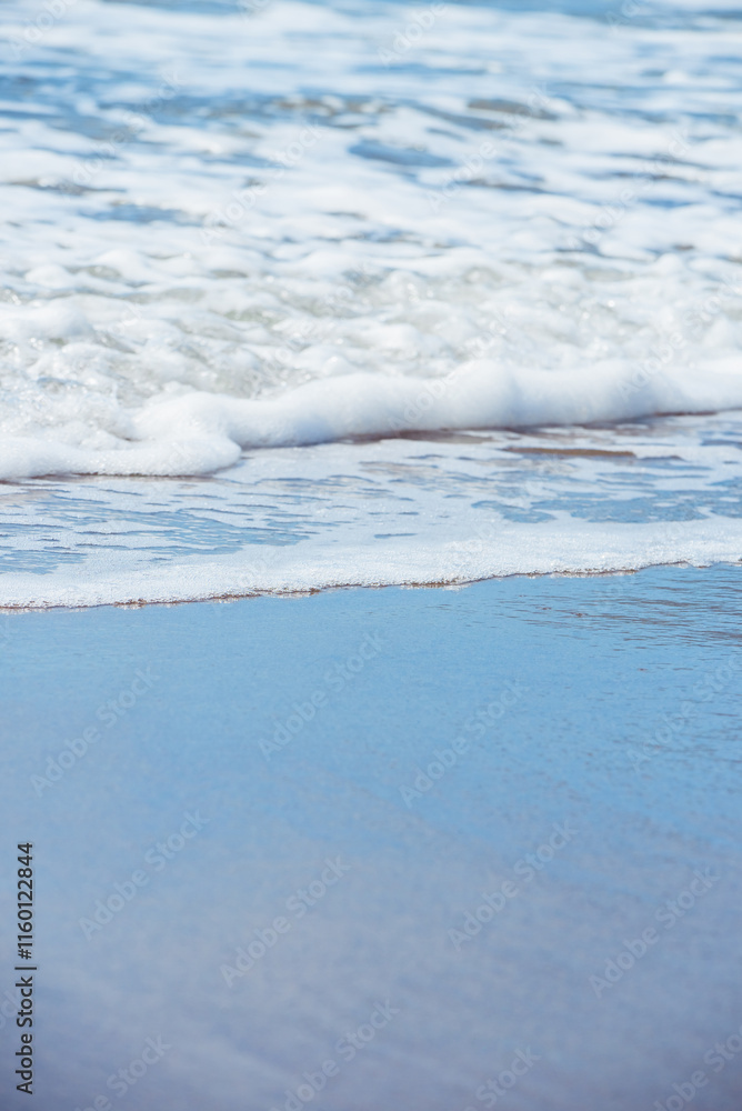 Obraz premium Foam from waves
