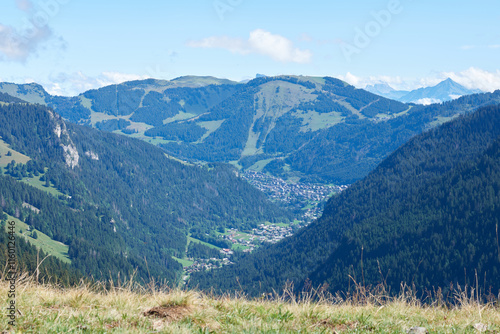 vue sur châtel photo