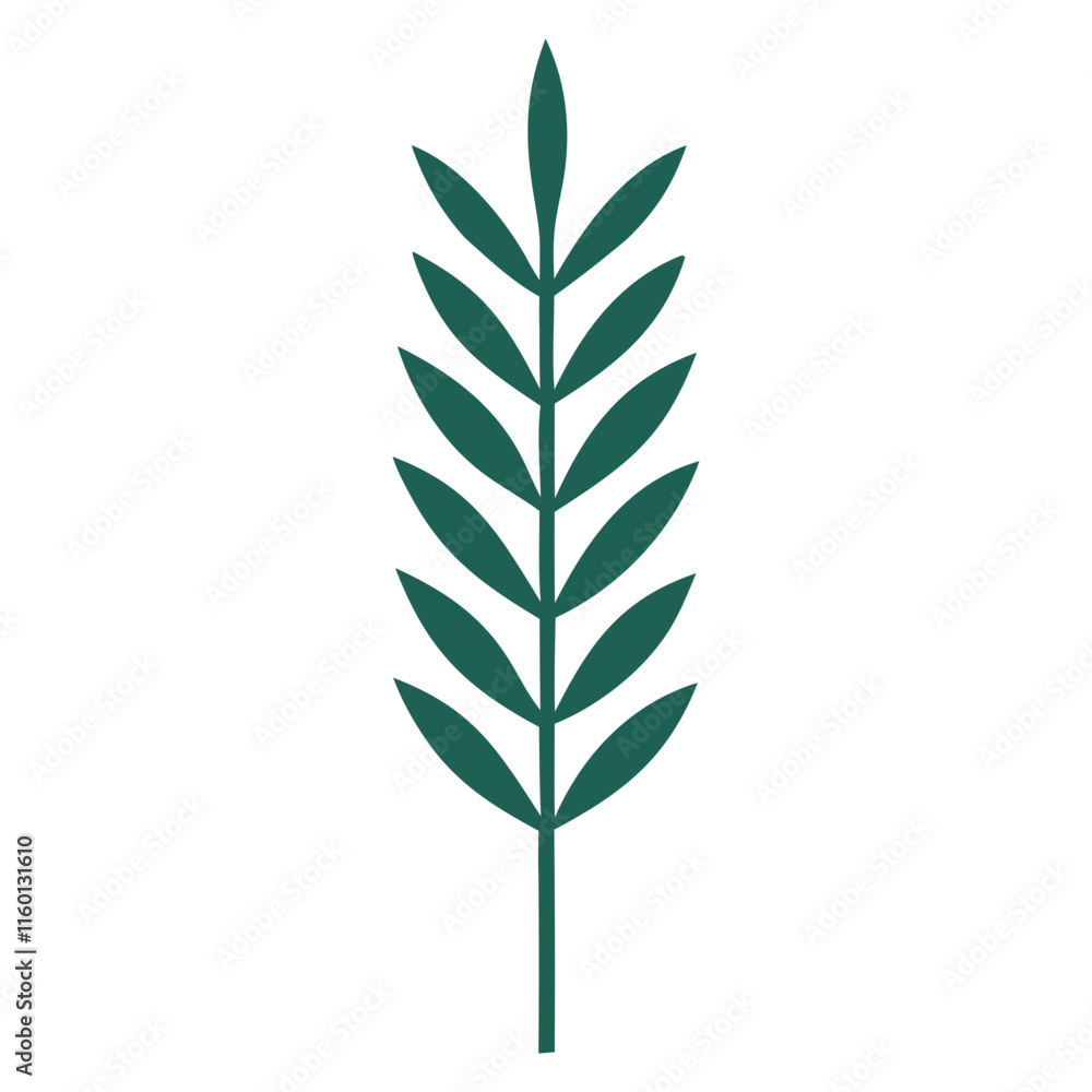 Abstract Organic Leaf Shape Abstract Organic Leaf Shape