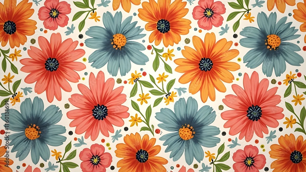 Boho Floral Patterns for Seamless Wallpaper Designs Boho Floral Patterns for Seamless Wallpaper Designs