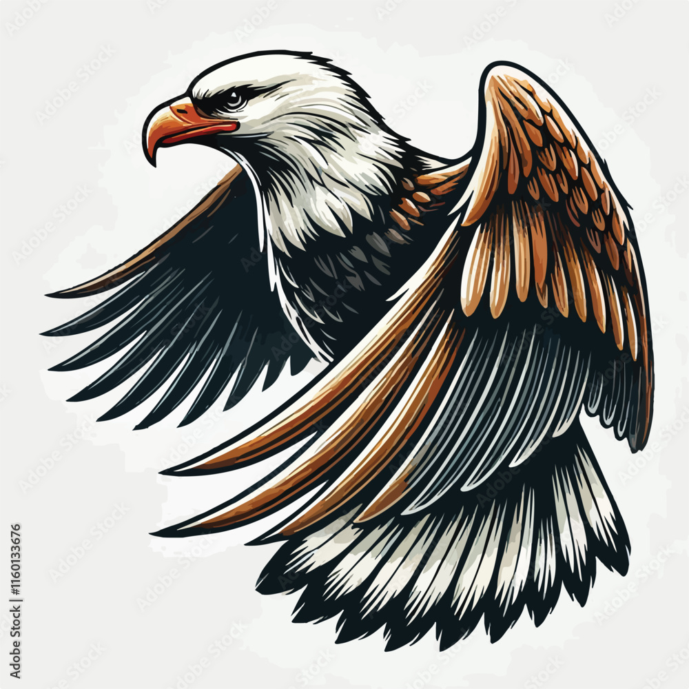 Fototapeta premium Eagle vector image