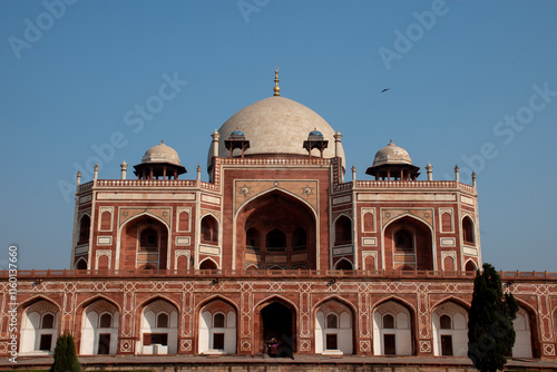 The Humayun's Tomb located in hazrat nizamuddin, South Delhi, the tomb of the mughal emperor humayun whole ruled in the 16th Century