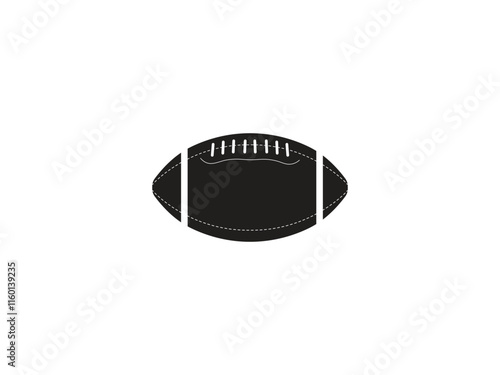American football,  Rugby ball vector on a white background EPS 10