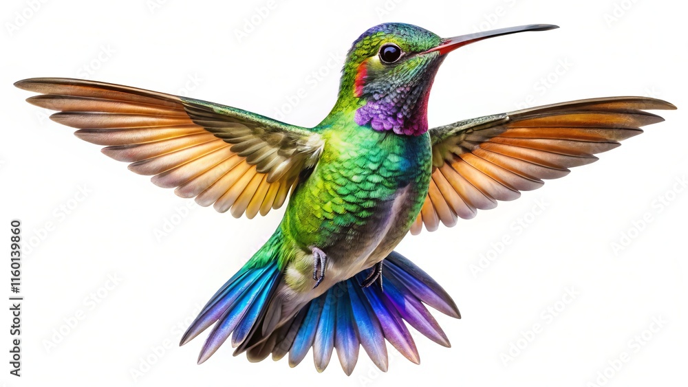 Obraz premium Hummingbird Bird's Eye View Image, High Resolution Download, Free Bird Clipart, Avian Photography