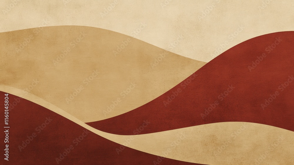 Abstract wavy beige and burgundy textured background. Abstract wavy beige and burgundy textured background.
