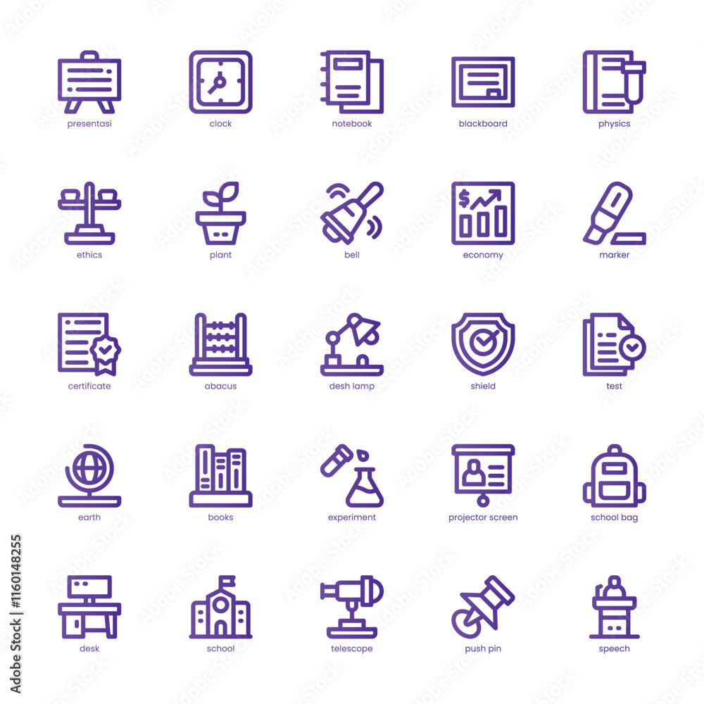 Learning icon pack for your website, mobile, presentation, and logo design. Learning icon basic line gradient design. Vector graphics illustration and editable stroke. Learning icon pack for your website, mobile, presentation, and logo design. Learning icon basic line gradient design. Vector graphics illustration and editable stroke.