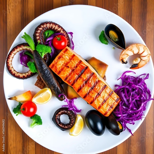 Seafood design marketing, Seafood designed and nice designed.
