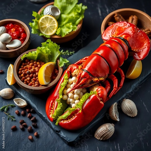 Seafood design marketing, Seafood designed and nice designed.
