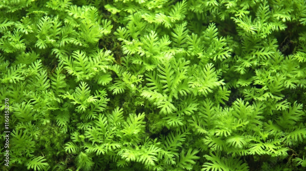 A dense layer of vibrant green ferns showcasing lush foliage. A dense layer of vibrant green ferns showcasing lush foliage.