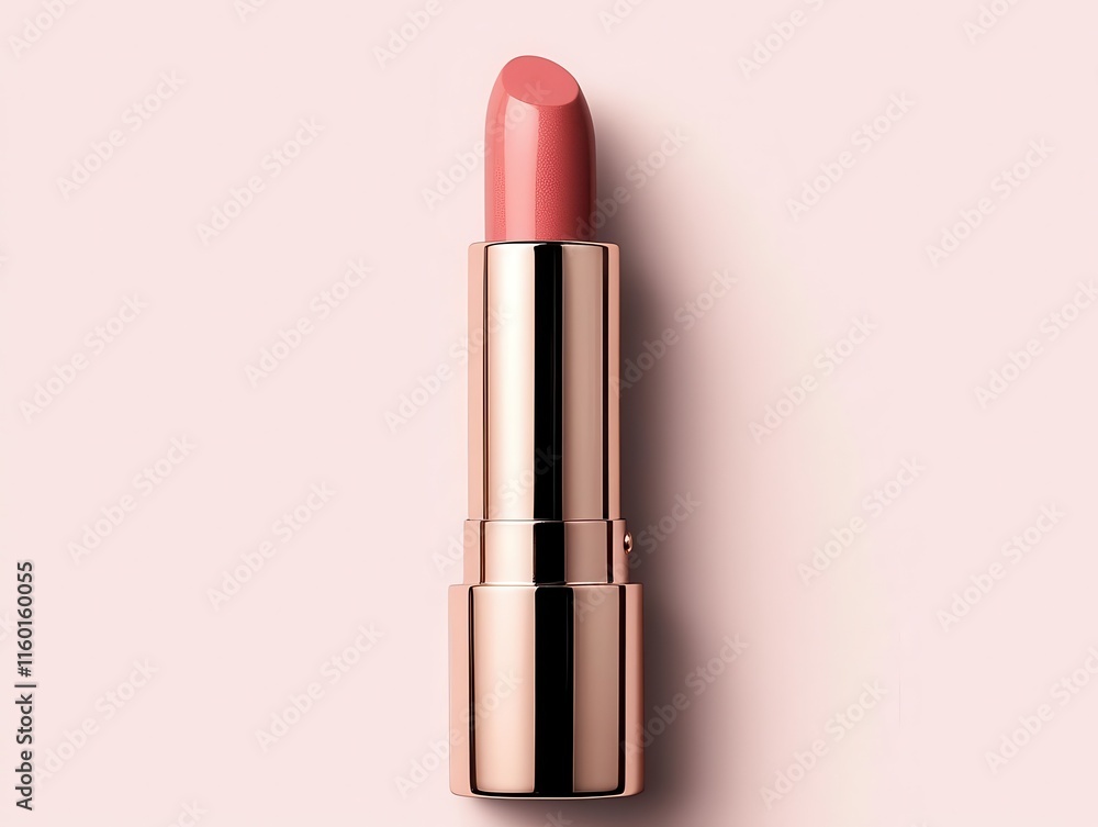 Lips gently exfoliated and transformed with a satin coral lipstick for a fresh, elegant look Lips gently exfoliated and transformed with a satin coral lipstick for a fresh, elegant look