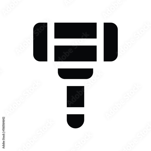 razor icon. vector glyph icon for your website, mobile, presentation, and logo design.