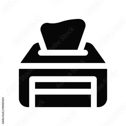 wipes icon. vector glyph icon for your website, mobile, presentation, and logo design.