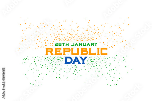 creative 26th january indian republic day background design