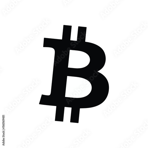 Bitcoin cryptocurrency vector 