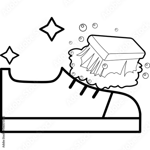 Shoe Cleaning Icon