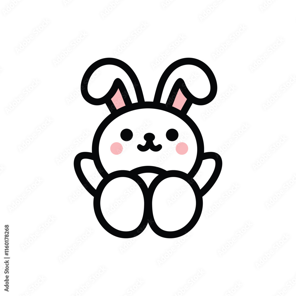 cute rabbit cartoon vector illustration cute rabbit cartoon vector illustration